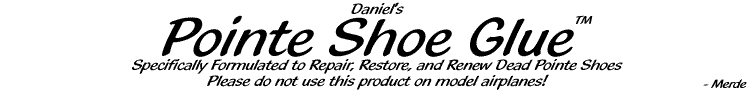 Pointe Shoe Glue